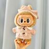 Non-Toxic Labubu Clothes Outfit Accessories For 38Cm Labubu Mokoko Winter Sweater Tweed Coat Set Dolls Clothing Accessories Ropa Labubu