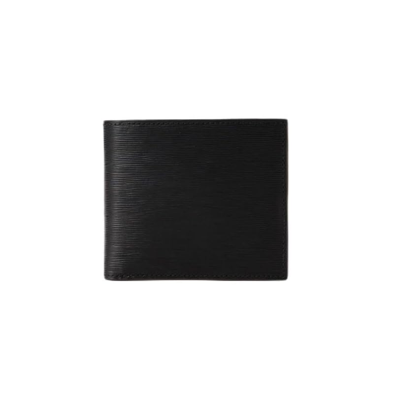 

[ Takeo Kikuchi ] wallet [NEW Leather Ripple Series] Bifold wallet G8701371 men s Black(019) 00(FREE)