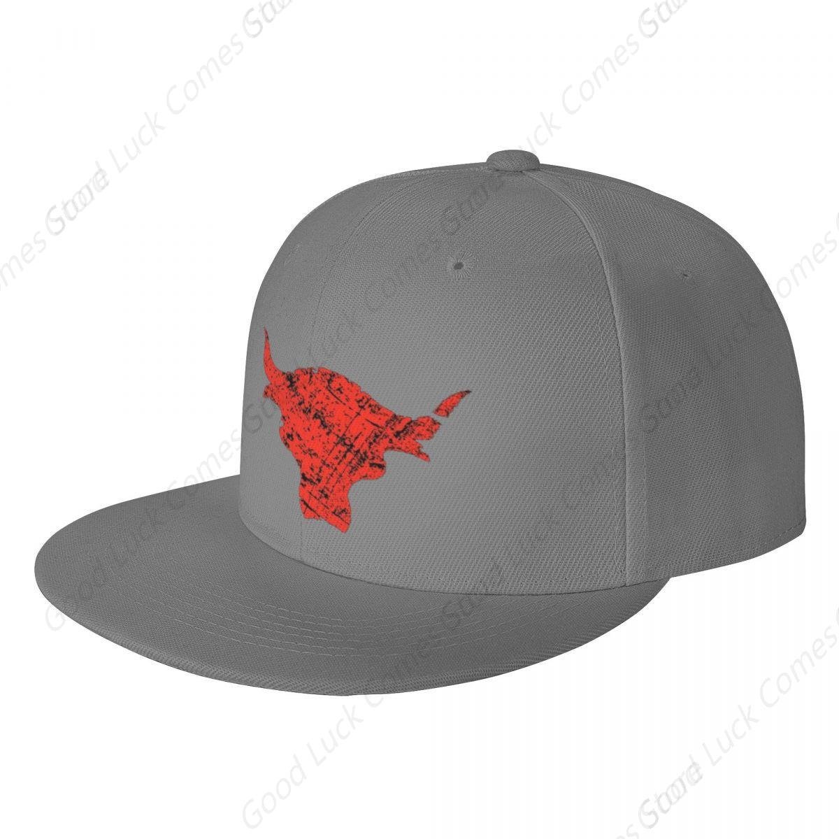 

Кепка с принтом Красного Быка породы Брахма для унисекс, Snapback, Женские бейсболки, Регулируемая Adjustable