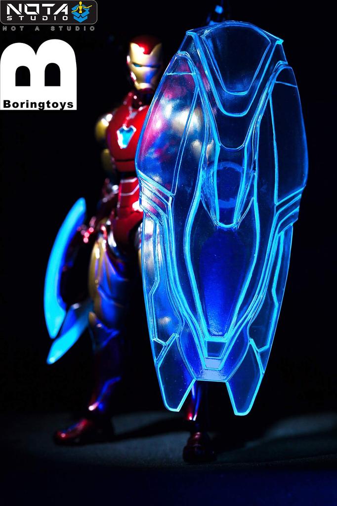 not a studio anime game movie character Iron Man Mark 85 modification shield weapon parts "AC" 1/12 s.h.figuarts