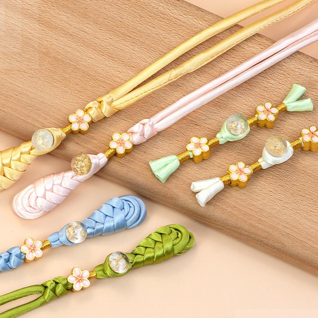 Fringed Flower Frog Button for Chinese Cheongsam Ethnic Costume Closure Button for Sewing Sweater Cardigan Evening Gowns