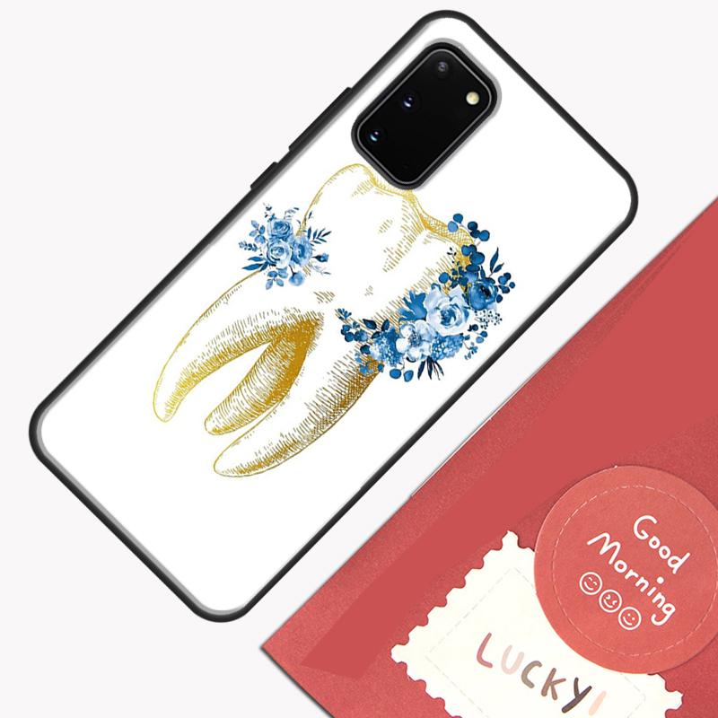 Cute Tooth Dentist Phone Case For Samsung Galaxy S23 S26 Ultra S20 S21 S22 S24 S25 Plus S10 S25 FE Cover Shell