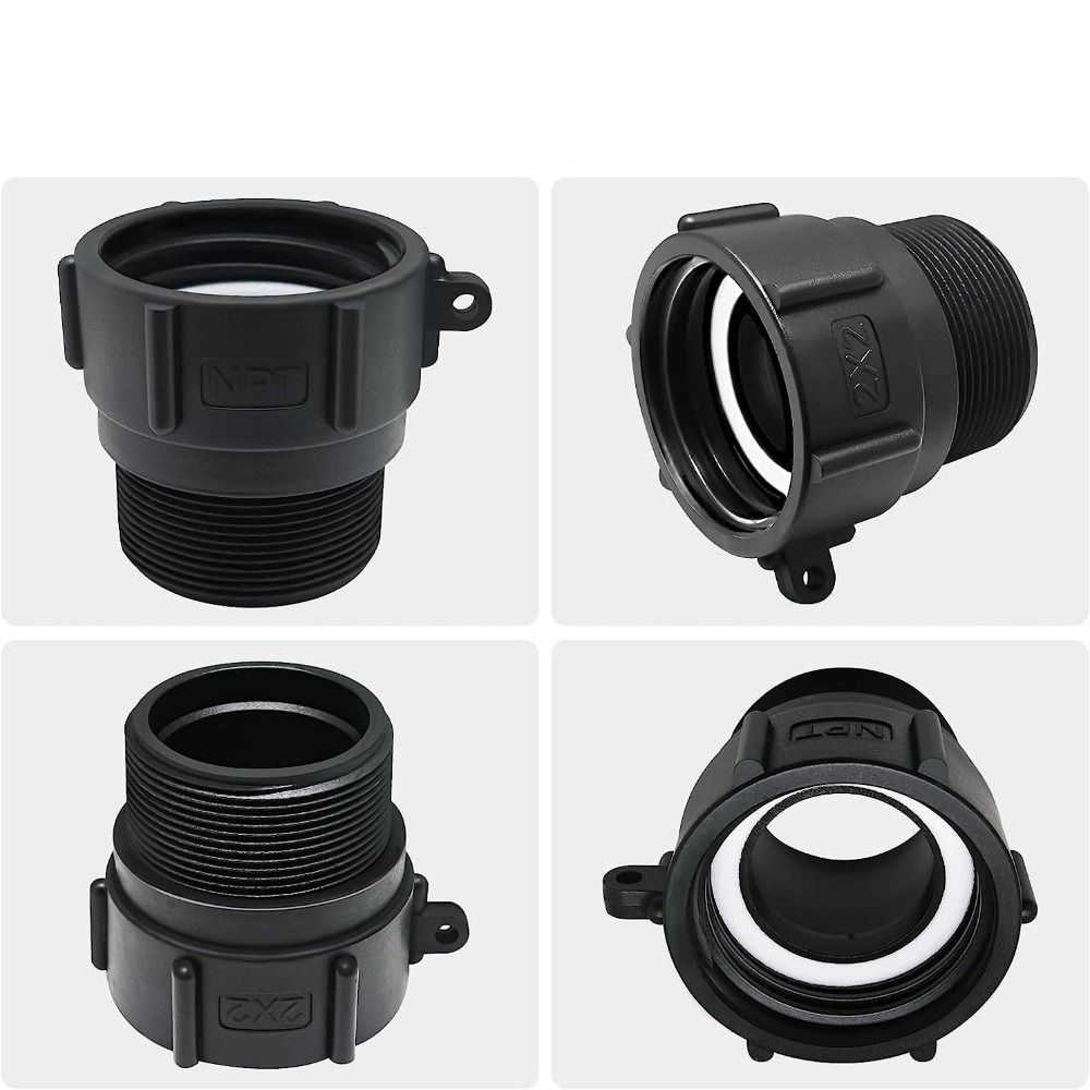 Plastic Ton Bucket Joint Accessories 2 Inch Ton Bucket Adapter IBC Tote Adapter  Tote Connector
