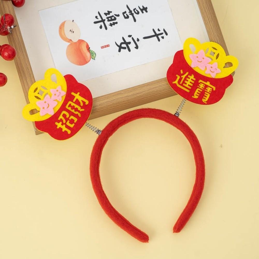 Blessings Blessings Words Headwear New Year Decorative Headdress Hair Hoop Children/Adult