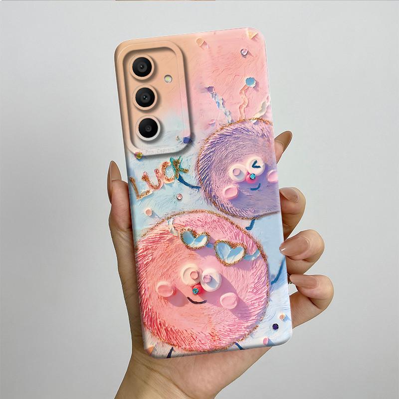 Sweet Soft Phone Case for Samsung Galaxy A15 A155 A156 4G 5G Fashion Cool Painted Cases Protection Back Cover Accessories Casing