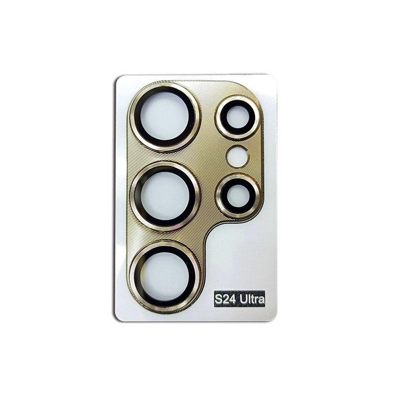 

S23ultra металлический полный защитный объектив камеры для Samsung Galaxy S24 S23 Ultra S23+ S23 Plus защитный объектив крышка закаленное стекло S24 Ultra золотой