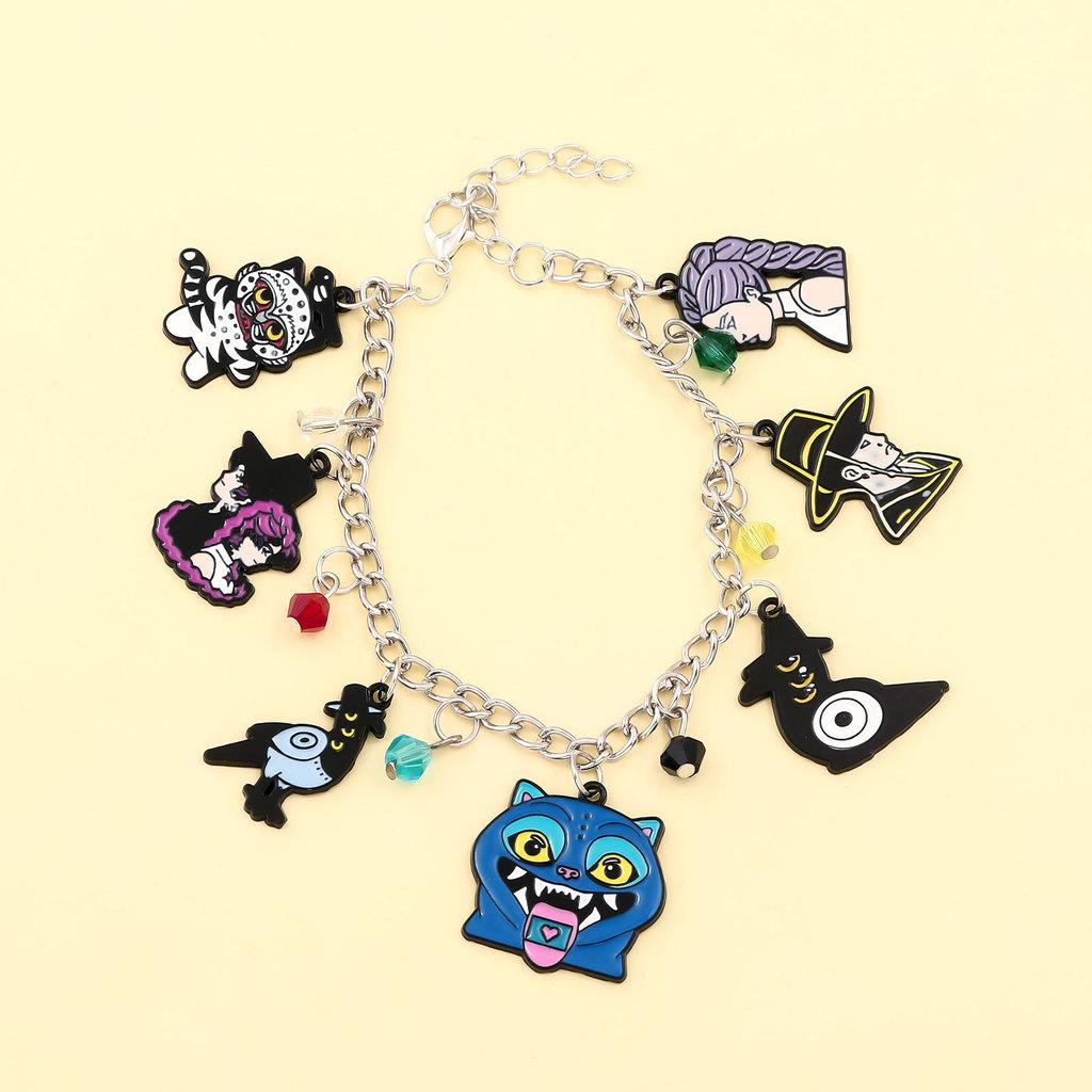 Huntr X Metal Cartoon Character Bracelet Pendant For Men And Women Gift
