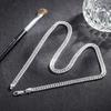 Fine Width 6MM Chain 925 Sterling Silver Necklaces For Women Fashion Jewelry