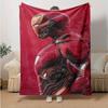 1pc Superhero Armor Marvel Soft Throw Blanket Flannel All Season Light Weight Living Room/Bedroom Warm Blanket. M731037