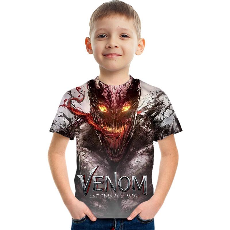 T-shirt boy children anime short sleeved fashionable casual top