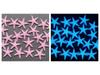 4cm Colorful Luminous Plastic Starfish for Aquarium Landscaping, 2.7g Fluorescent Marine Decor Stone