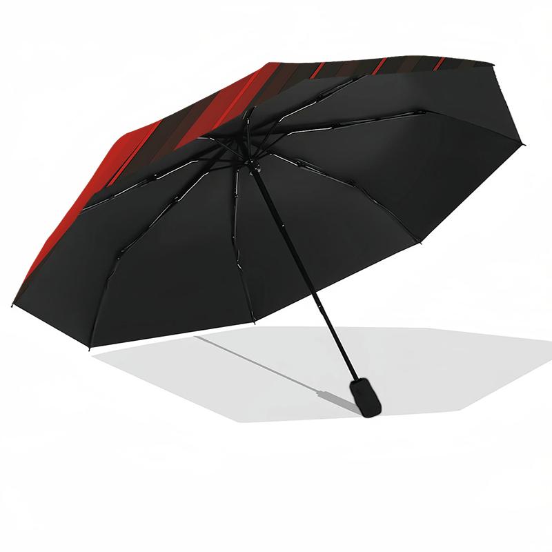 Ajax FC Umbrella with Automatic Open/Close & Self-8-Rib Heavy-Duty Umbrella, Compact Travel Umbrella Suitable for Outdoor