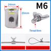 304 Stainless Steel Butterfly Locking Wire Rope Clamp
