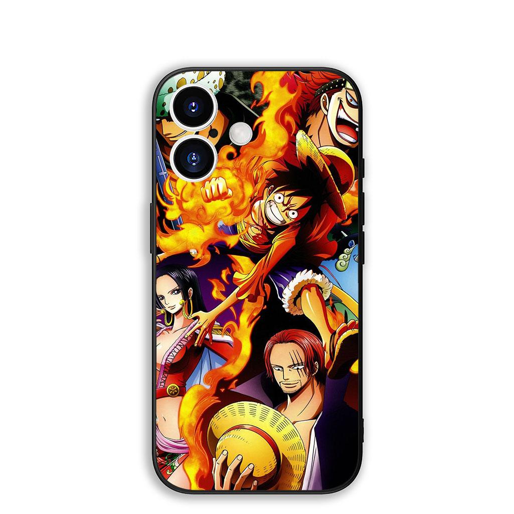

for Xiaomi Redmi Note 12 10 11 9 Pro 10C 12C 9T 9A 10A 12S Note11 Note12 5G 4G Phone Case One Pieces Luffy Shanks Red Hair Zoro Redmi 9A