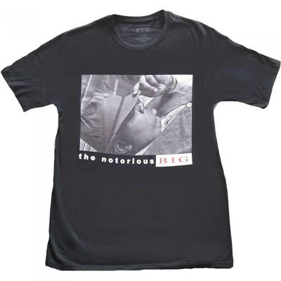 T-shirt in cotone sdraiata unisex per adulti Biggie Smalls