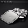 316 Stainless Steel 3-Compartment Lunch Plate