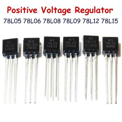 30 DB 78L05 78L06 78L08 78L09 78L12 78L15 LM78L08 pozitív feszültségszabályozó TO-92 78LO5 78LO6 78LO8 78LO9 MOSFET tranzisztor IC