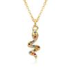 Snake Charm Necklace Enhancing Styles Trendy Women Accessories Fashion Statement Necklace for Parties and Gatherings