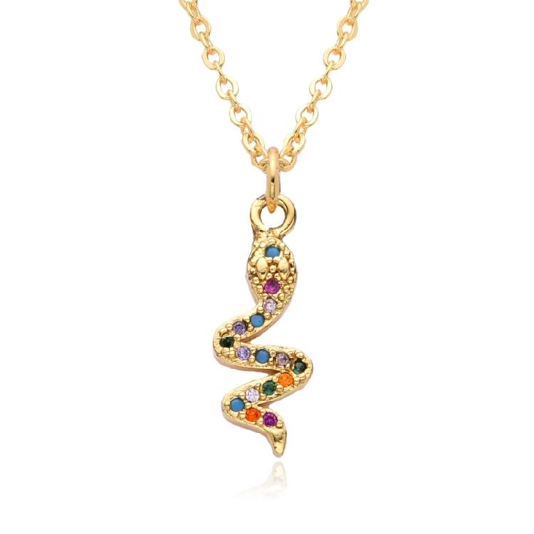 Snake Charm Necklace Enhancing Styles Trendy Women Accessories Fashion Statement Necklace for Parties and Gatherings
