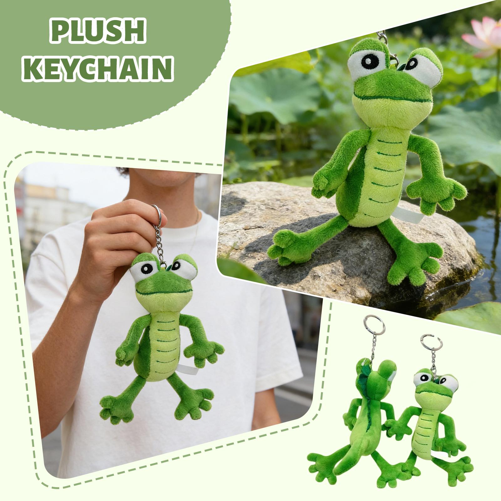 

4-inch Plush Hanging Charm, Crying Baby, Mosquito, Cockroach, Lizard, And Other Cute Doll Figurines, Bag Charm, Keychain One Size зелений
