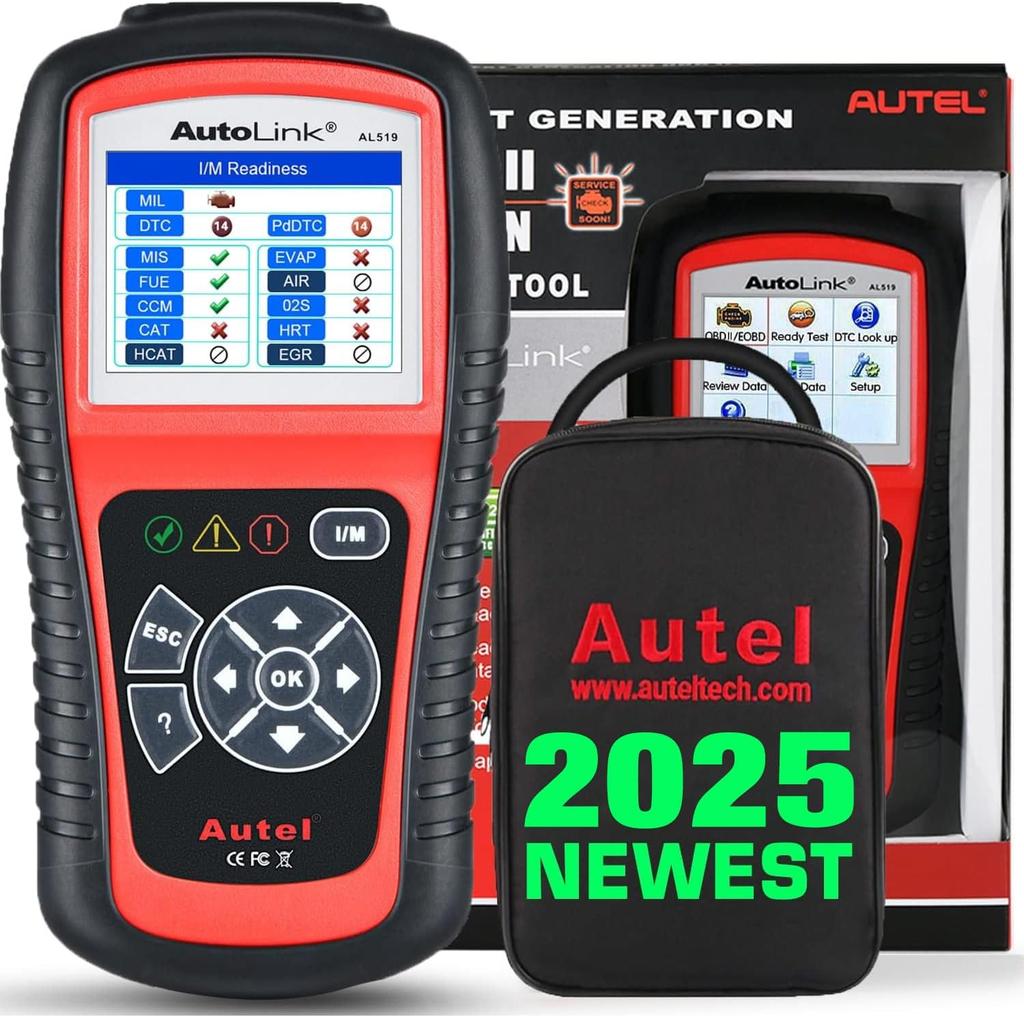 AutoLink AL519 OBD2 Scanner, Enhanced Mode 6 Car Diagnostic Tool, Check Engine Code Reader, CAN Scan Tool