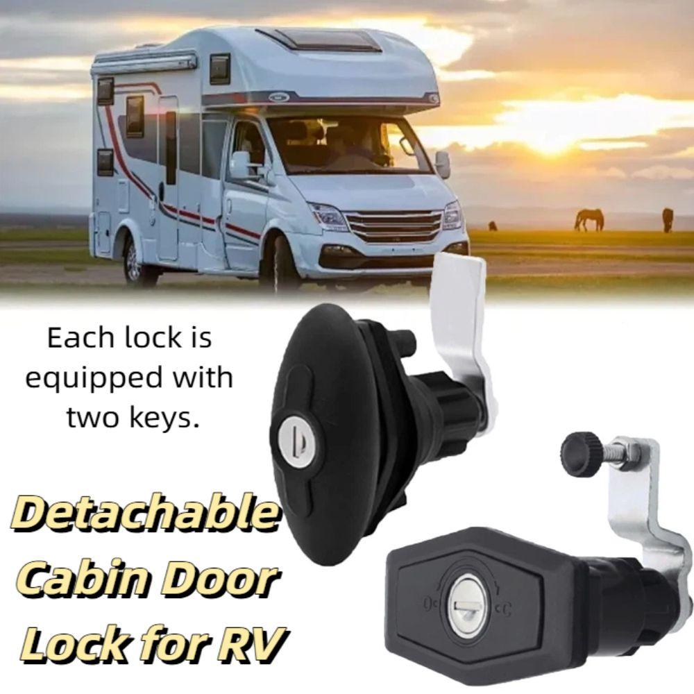 T-Handle Lock RV Cabinet Door Lock Ellipse Model Motorhome Door Lock Motorhome Furniture