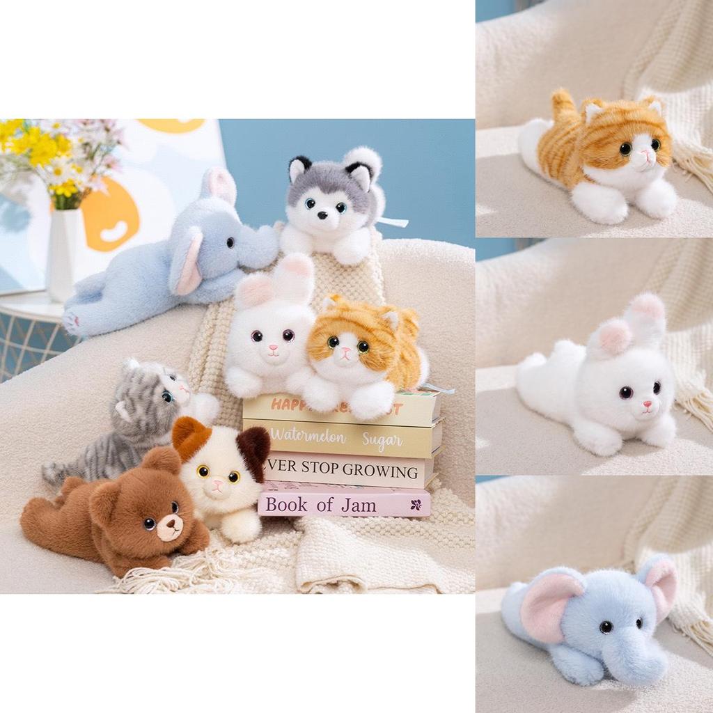 Sait Dudu Puffy Threeflower Cat Plush Toy With Pp Cotton Filling For Kids Gift