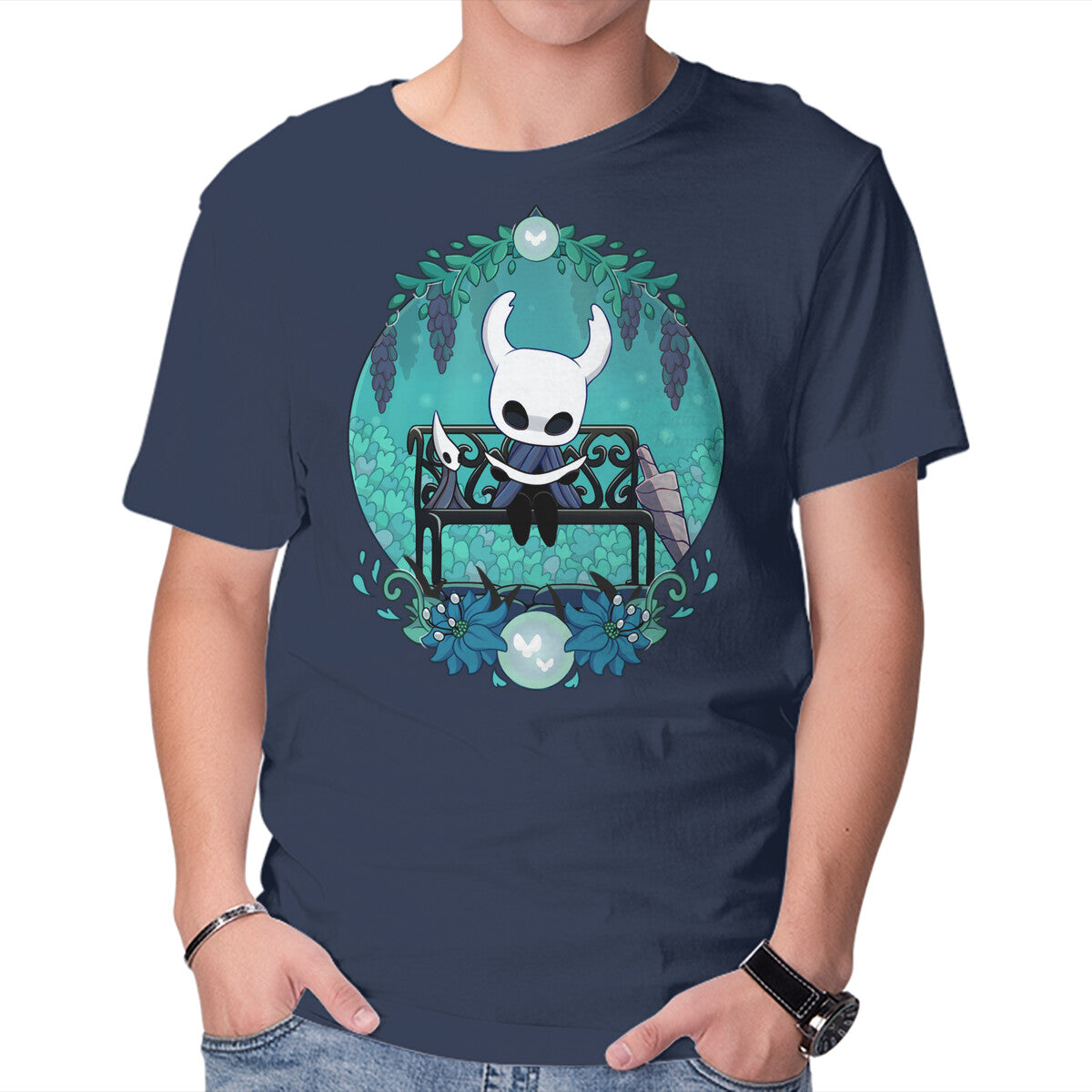 Unisex Crew Neck T-Shirt Creature Adventure Graphic Short Sleeve Casual Tee M