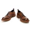 55-4 British Men'S Shoes Simple Fashion Casual Leather Shoes First Layer Cowhide Retro Hpolished Men'S Shoes