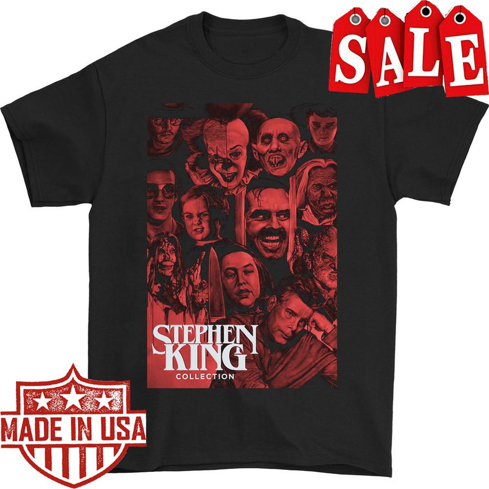

Stephen_King Men s Unisex Cotton Black T-shirt Unisex T-Shirt XXL