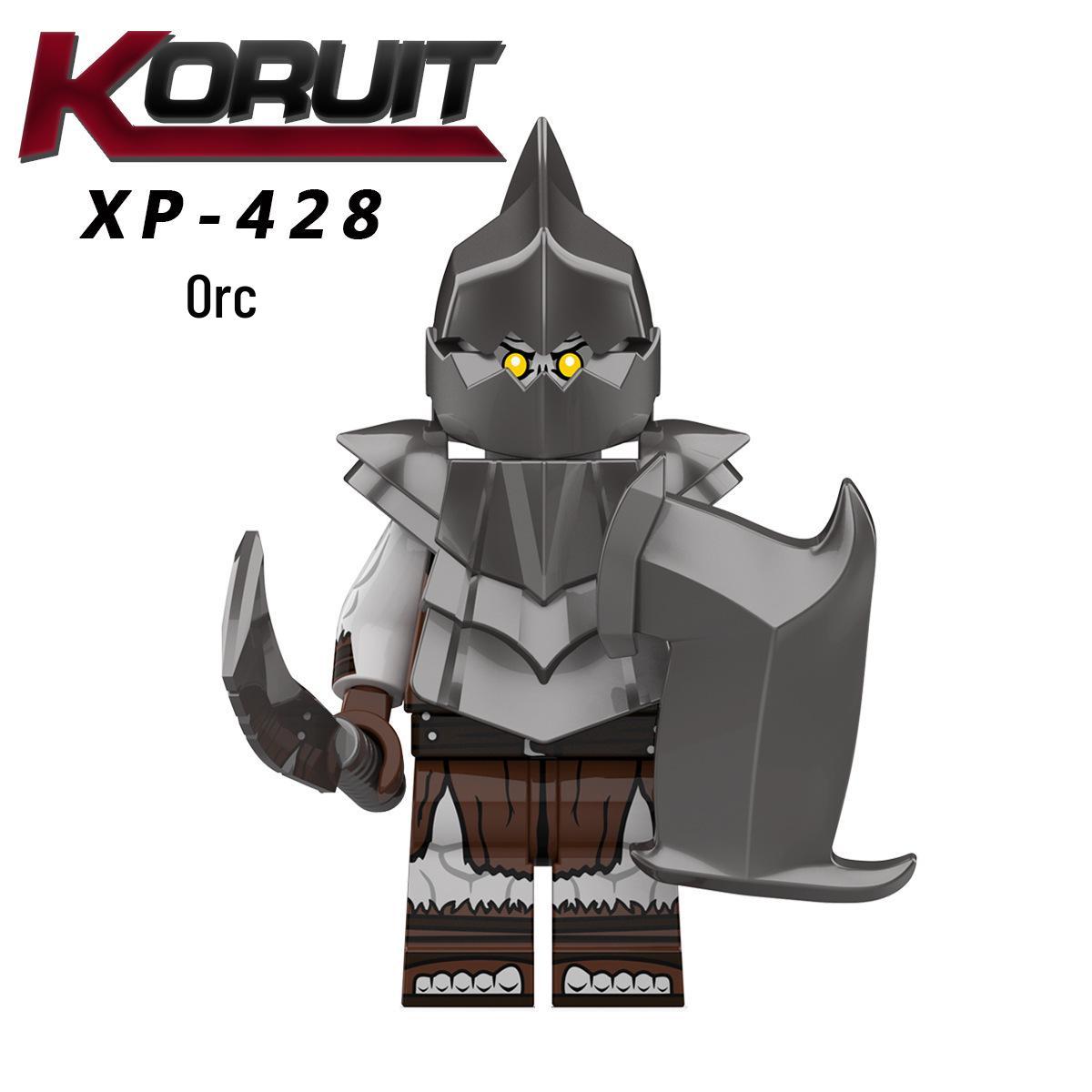 Kelei Orc Series Building Blocks: Ancient Soldier Figure Set