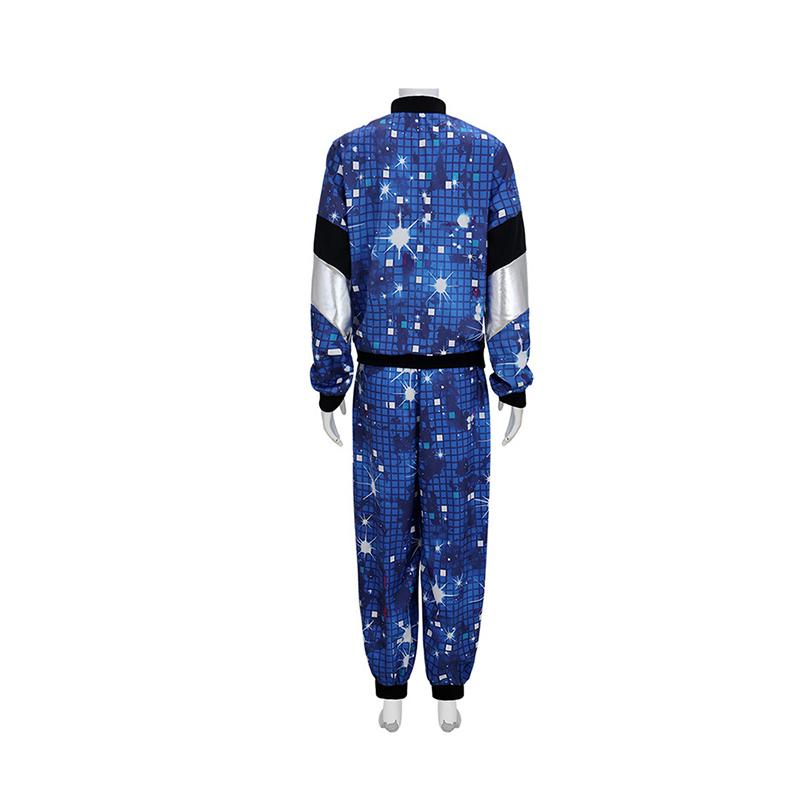 Anime 90s 80s Hippie Disco Costume Street Dance Uniform Cosplay Retro Fantasy Fancy Dress Up Party Clothe Vintage Tracksuit Cos