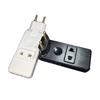 EU Stecker Adapter 4 in 1 Wandsteckdose Verlängerung EU Steckdose 180 Grad Steckeradapter Reiseadapter Tragbarer Stromwandler