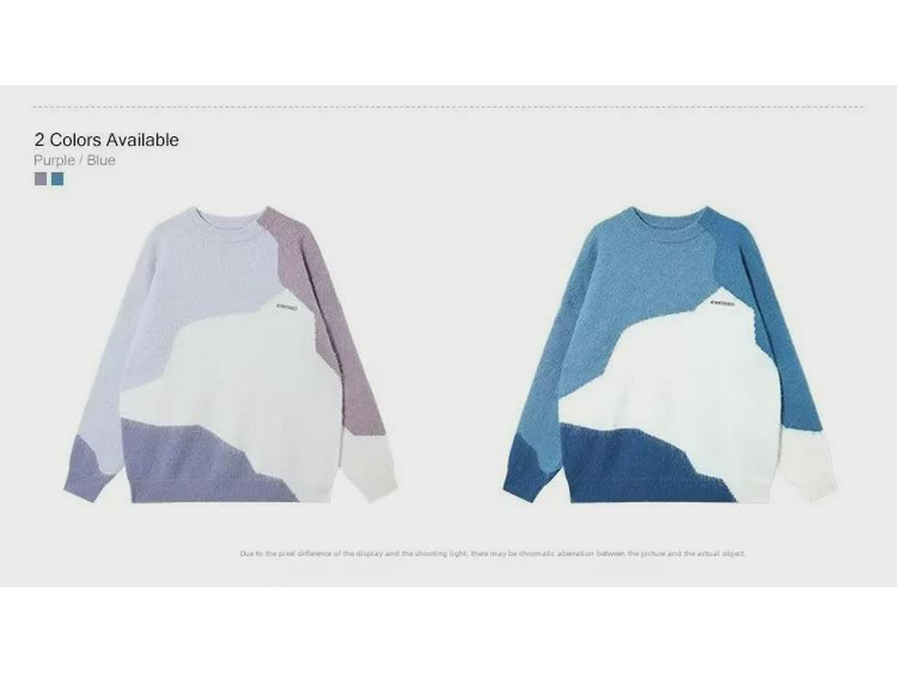 Men's Trendy Hong Kong Style Long Sleeve Casual Round Neck Sweater