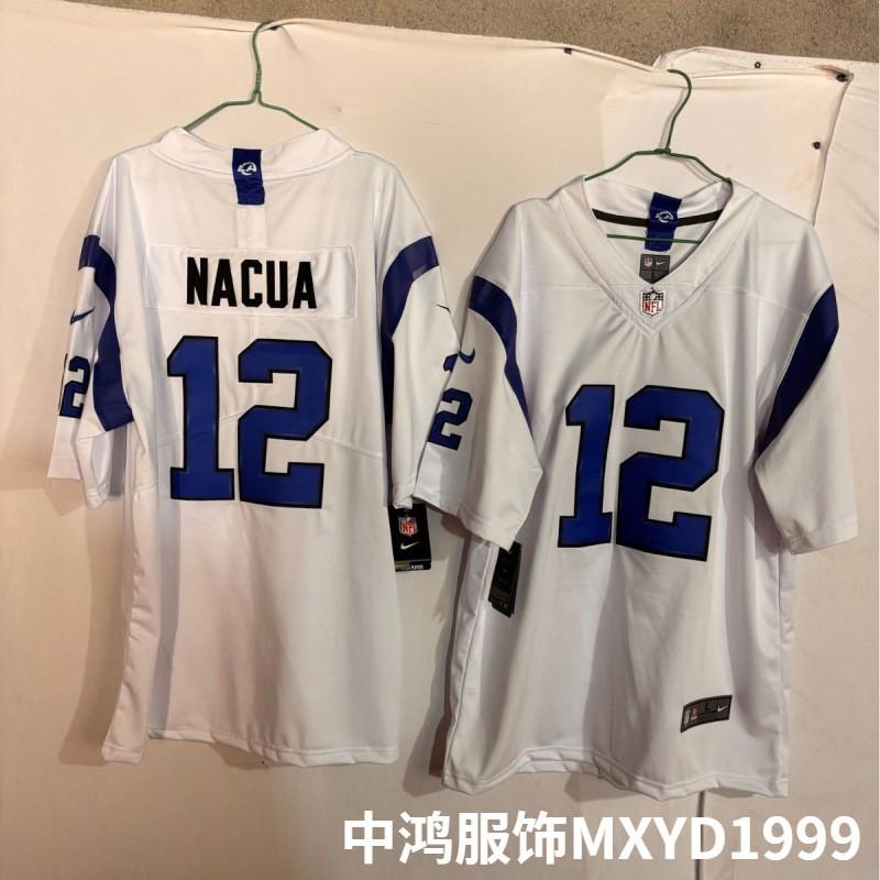 2026 NFL Stitched Football Jersey - Rams 9 12 23 Mens Sports Game Uniform