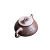 Chinese Zisha Purple Clay Travel Tea Set with 1 Pot and 4 Cups