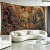 Lord Rings Wall Tapestry Aesthetic Wall Hanging Printed Fabric Blanket Decorative Tapestries for Bedroom Living Room Home Decor