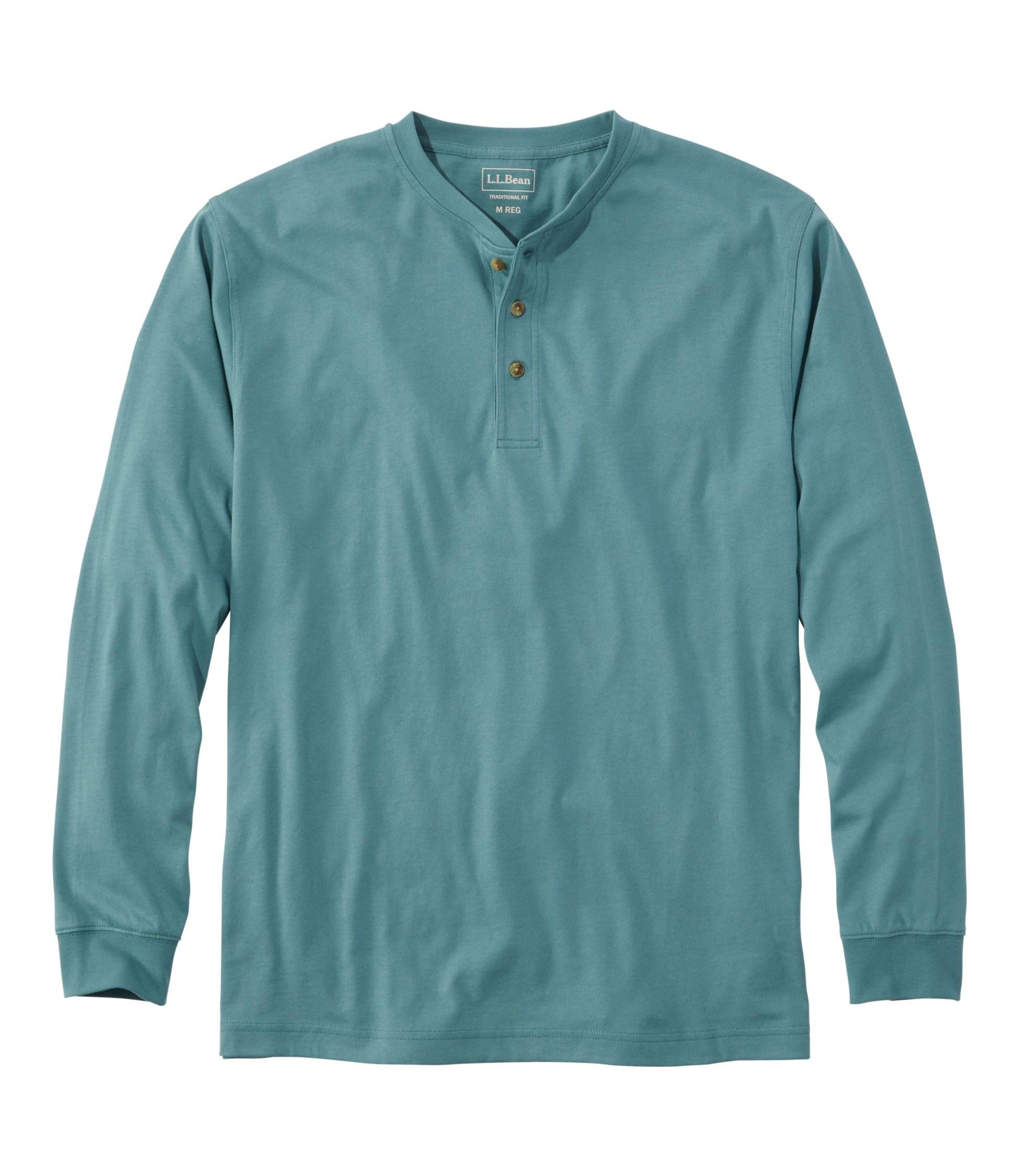 

Неусаживаемая футболка Henley с длинным рукавом Japan Fit XXL Soft Spruce Green 1000197269 [LLB] Мужская футболка Care-Free,