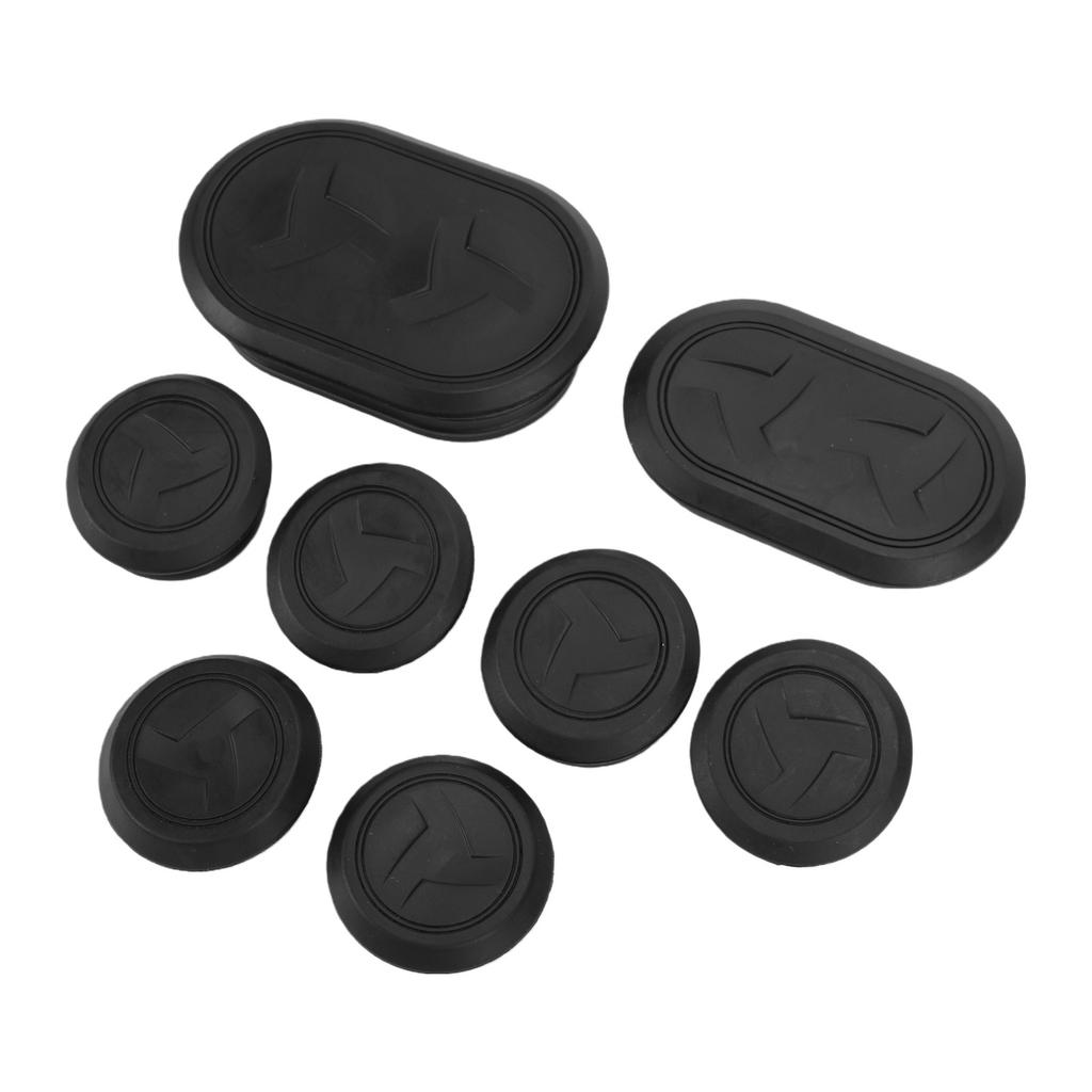 8pcs Motorcycle Frame Hole Caps Kit Anti Dust Decorative Frame Hole Plugs Replacement for MT 09 MT 09 SP 2021 2025