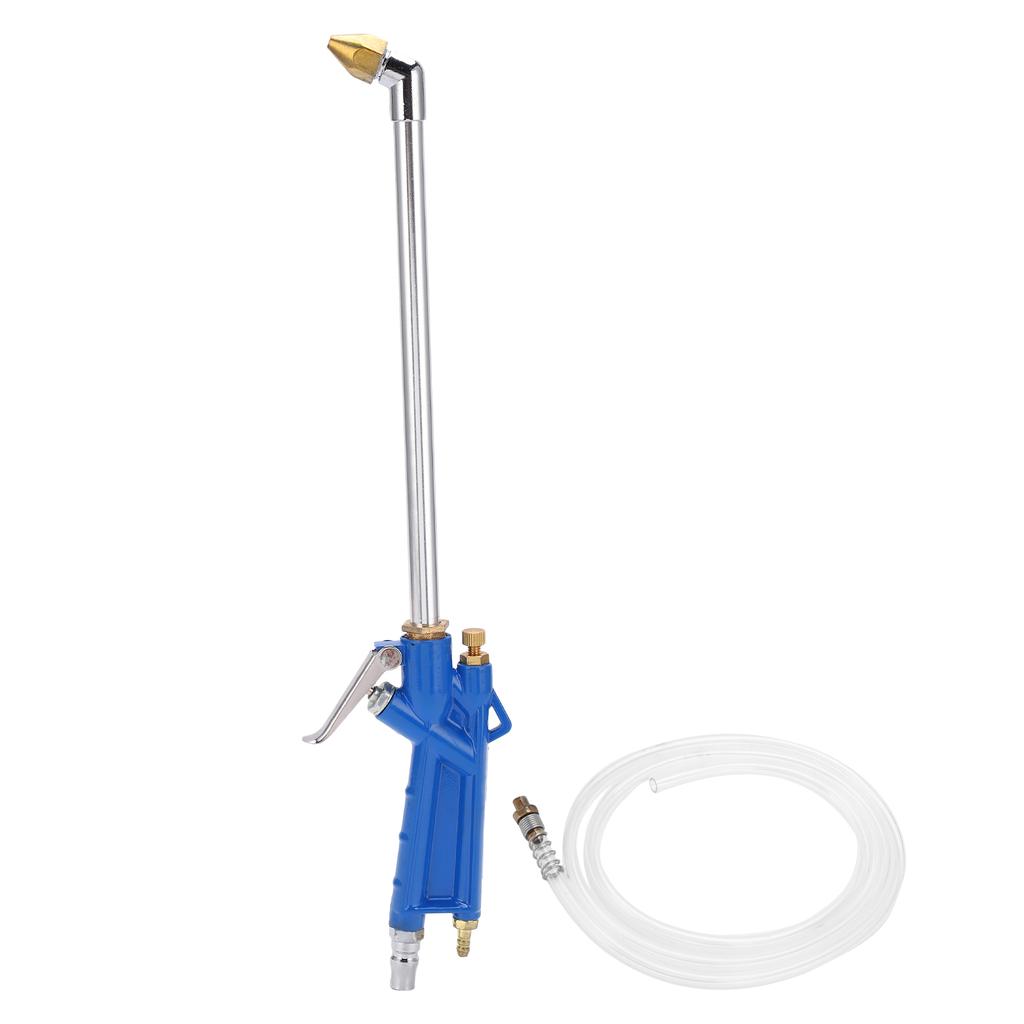 Car Washer Water Spray Gun Steel with 120cm 47in Long Hose Universal for Engine Oil Ducts