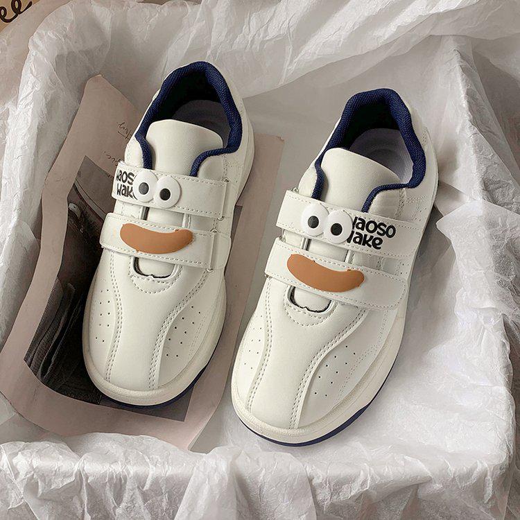 

Женские лоферы на липучке с круглым носком: Спортивные и стильные повседневные кроссовки, издание Весна 2025 - Универсальная, милая белая обувь. 37 синий