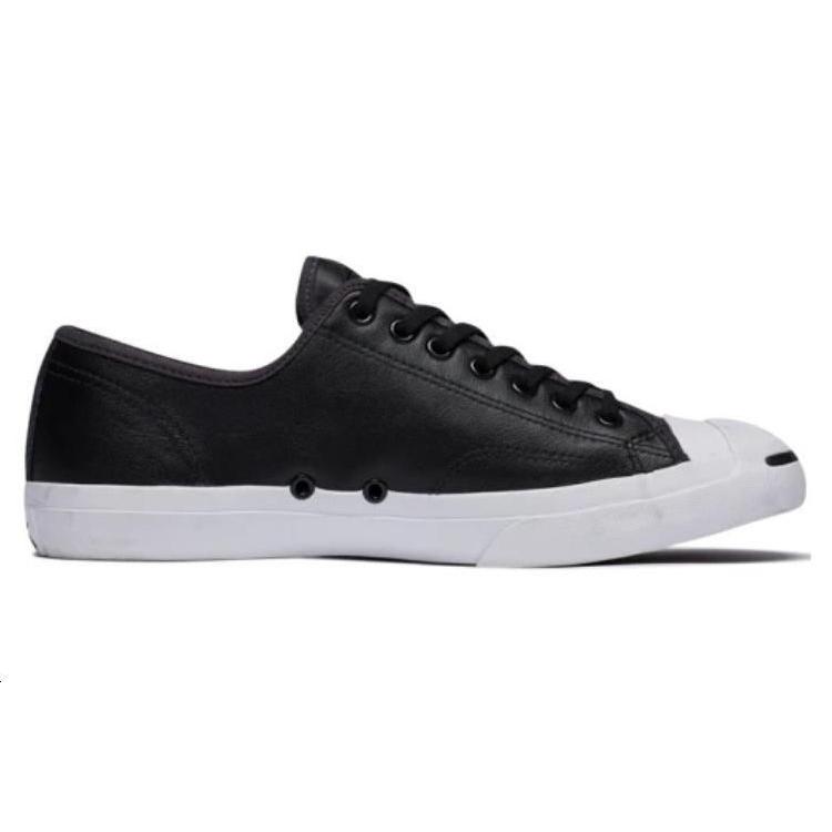 Converse Jack Purcell Comfortable Slip Resistant Abrasion Resistant Low top Skateboard Shoes Unisex Black 161639C