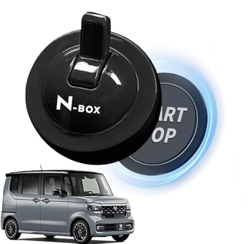 

YUYUWA Совместим с Honda Honda N-BOX Все серии Кнопка запуска двигателя Крышка рычага двигателя Кнопка Push Start 60-секундная установка Инновационный St