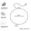 Minimalist Beads Chain Bracelet for Women Thin Stainless Steel O-Chain Bracelets Fashion Wrist Jewelry Gift