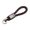 Strong Woven Cord Keychain Leather & Aluminum Auto Accessory Secure Clasp Keychain Car Key Organizers Suitable for Car