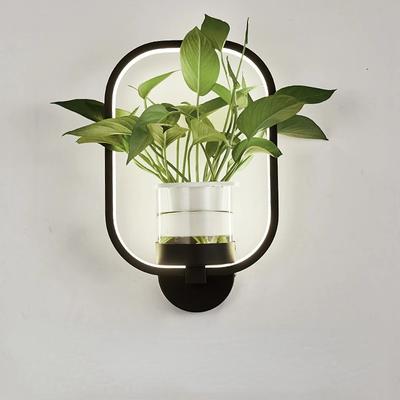 Modern Plant Wall Lamp Bedroom Bed Living Room Background Wall Flowers Plant Balcony Bathroom Mirror Front Decorative Lamp