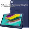 Magnetic Flip Litchi PU Leather Case For Samsung Galaxy Tab A 8.0 Inch 2019 T290 T295 SM-T290 Cover with Smart Stand Holder