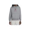 Nike Solid Color Logo Drawstring Hoodie Men Tops Smoke-Grey DV2041-012