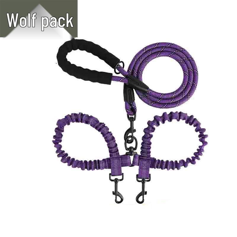 Conglang Dual-Head Anti-Tangle Pet Leash