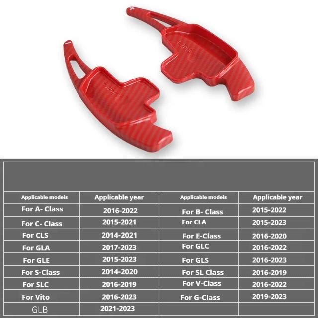 For Mercedes Benz A B C E S-Class CLA CLS SLC GLE GLB Auto Steering Wheel Shift Paddle Car Shift Equipment Semi Automatic Clutch